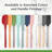 Tovolo Flex-Core Mini Spat Spoon All Silicone Pink Sorbet