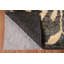 Tapis noir imprimé nature 7 x 7