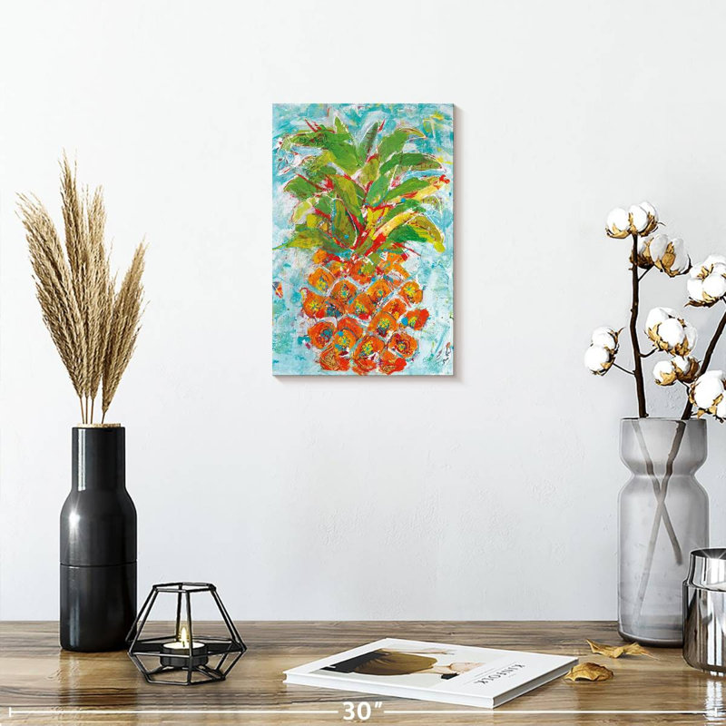 Yarlin Pineapple Bright, 12" H x 8" W