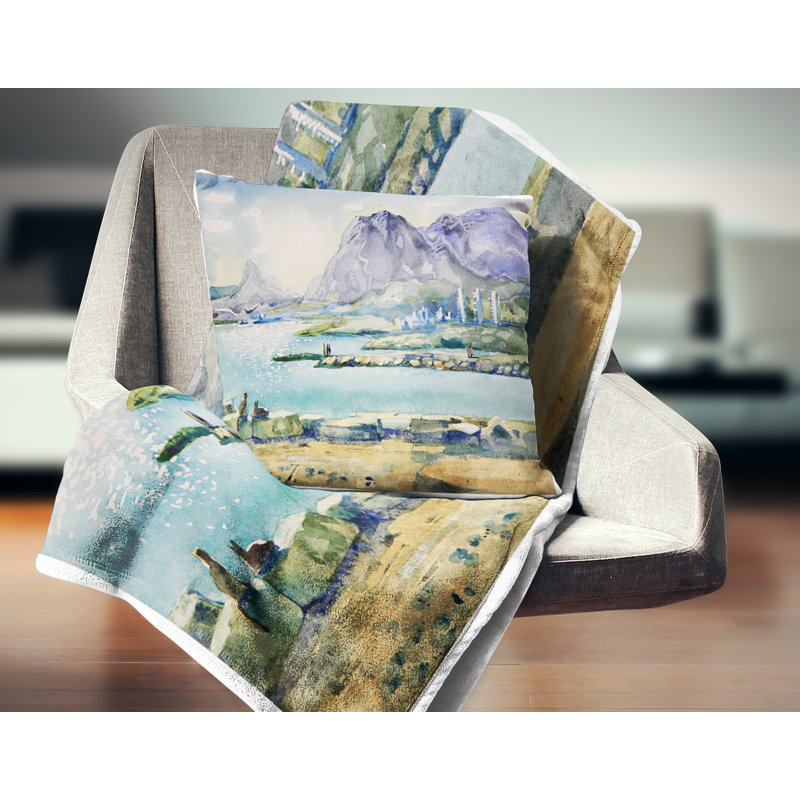 Coussin Landscape, 16 po x 1 po, Coussin décoratif