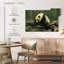 Panda Brampt sur un tronc