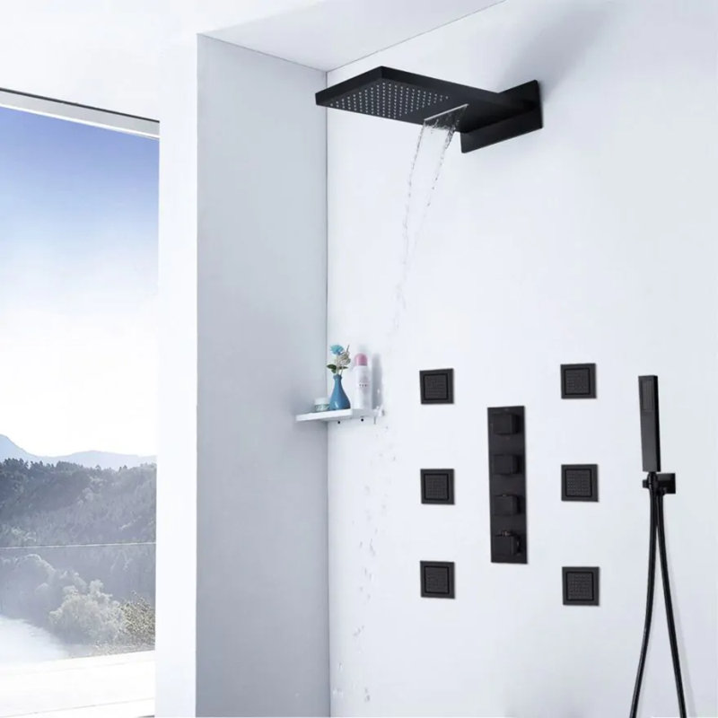Durable matte black basin faucet with water-saving aerator and smooth lever handle design