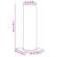 Chimney Head Extension Silver Stainless Steel-1065457339