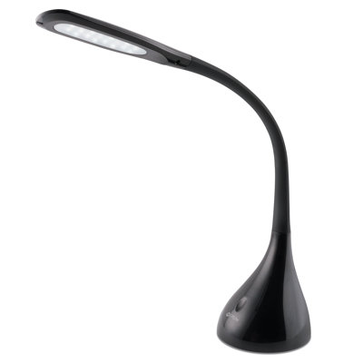 OttLite Creative Curves LED Desk Lamp with Adjustable Neck - Dimmable with 4 Brightness Settings