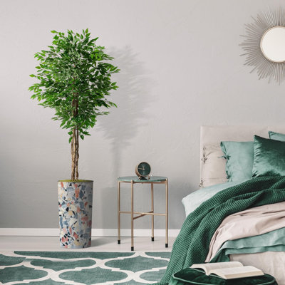 75'' Faux Ficus Tree in Planter