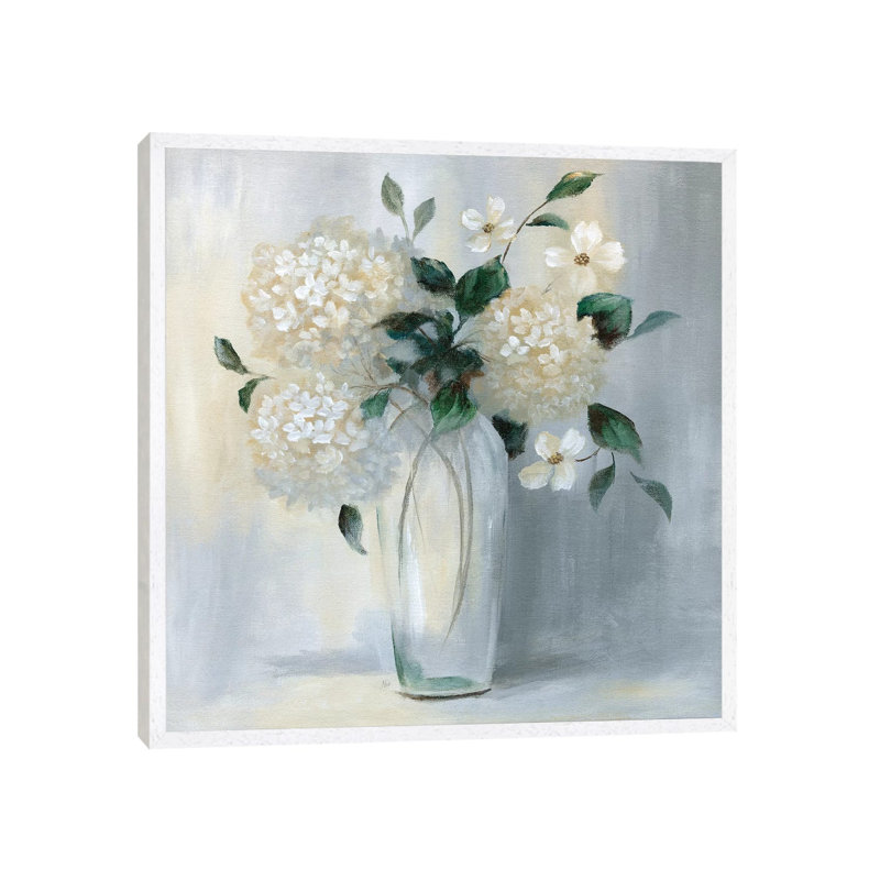 Caroline Springs Bouquet II by Nan - Painting on Canvas, 93.98 cm H x 93.98 cm W, White Framed