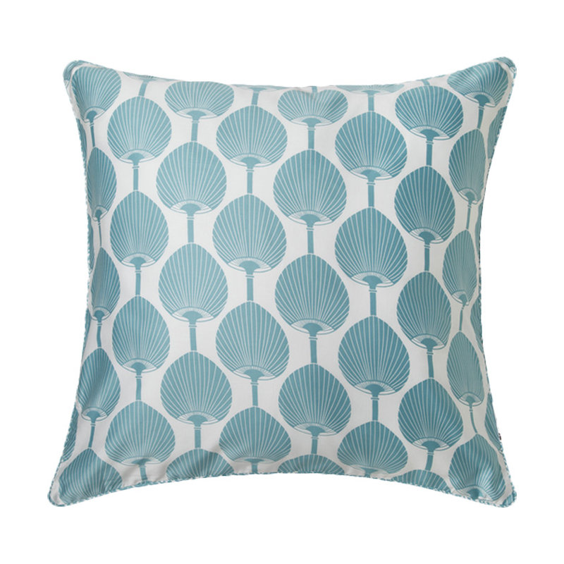 Kabuki Geometric Sham Set, Cobalt / Sky Blue, Euro