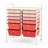 Niccolas 12 Drawer Storage Drawer with Locking Wheels-177284955