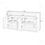 Buffet de 63 po de largeur Emerito-933283260