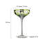 Tropical Leaves Champagne Saucers