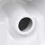 Kranz WC Ceramic Toilet Bathroom Round Toilet Bottom Water Flow White(141135)