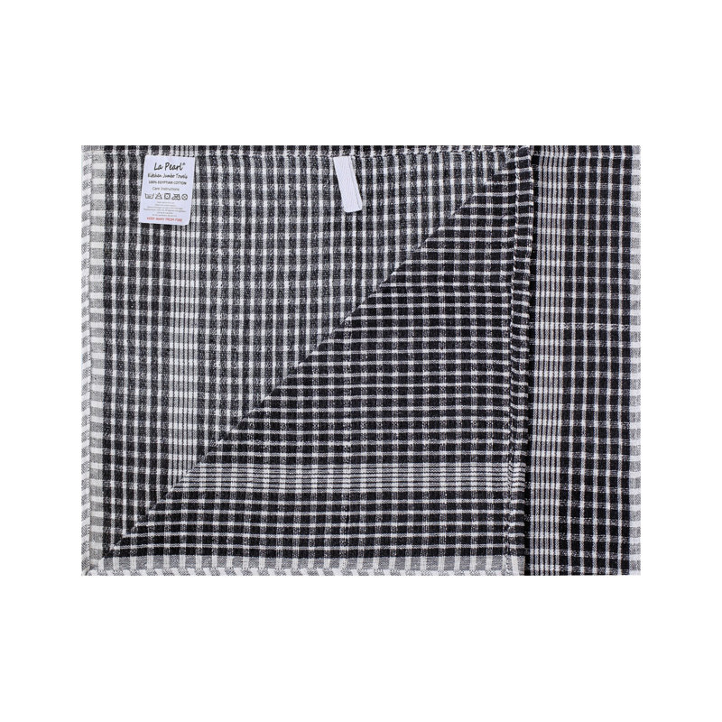 Cotton Tea Towel Kitchen Towel, Black