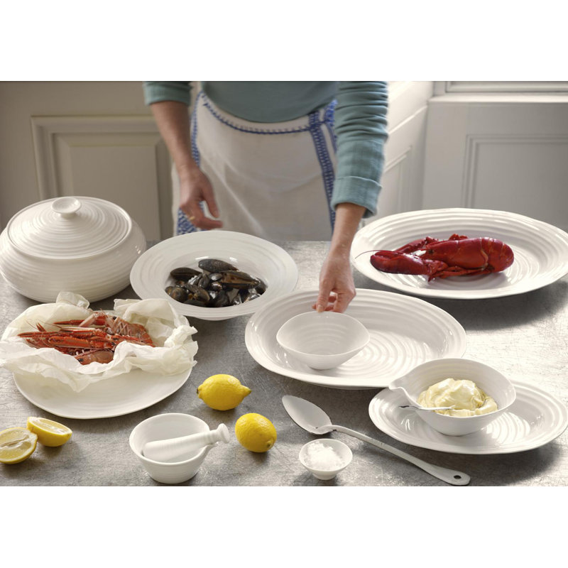 Sophie Conran, White - Coupe Buffet Plate