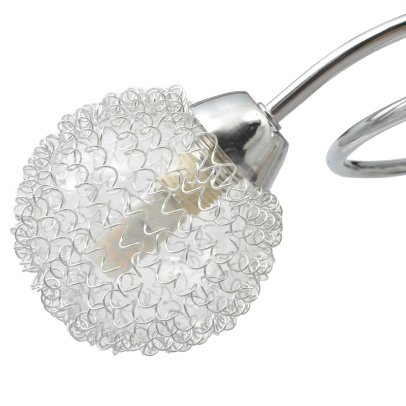 Wilhelma Glass Semi Flush Mount, Yes
