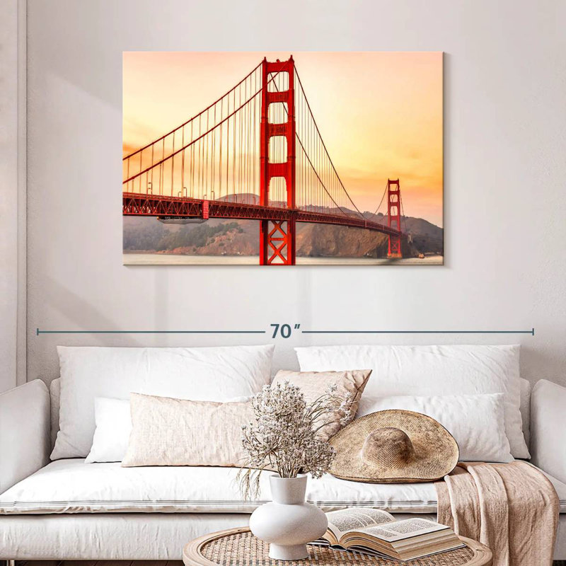 Lilie Golden Gate Bridge Structure, 30" H x 45" W