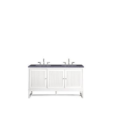 Meuble-lavabo double l 60 po Athens