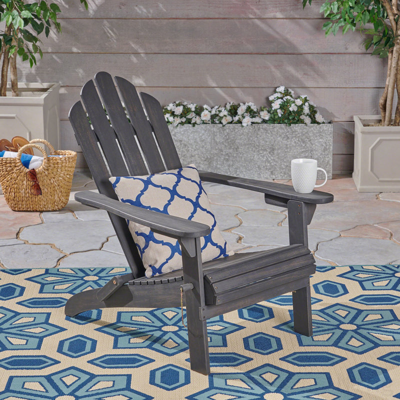 Hollywood  Foldable Chair, Dark Gray