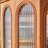 Arched semi-circular display heavy-duty cabinet