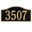 Rolling Hills 1-Line Wall Address Plaque-468404944-468404948