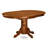 5 Piece Dining Room Table Set Includes an Oval Kitchen Table with Butterfly Leaf and 4 Dining Chairs, 42x60 Inch, Saddle Brown-124281010-124281012-124281013