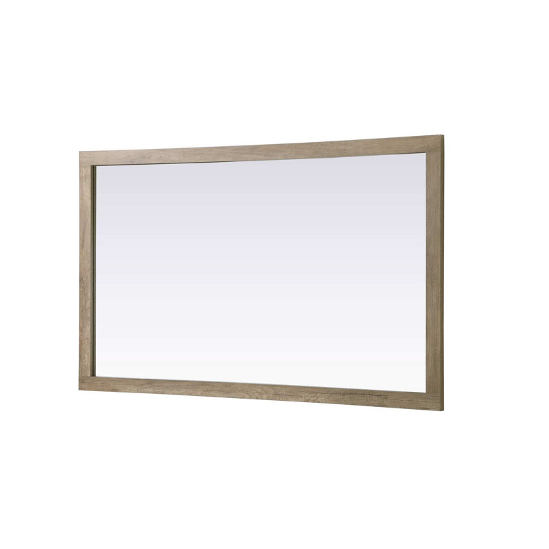 Miroir Noah, 36 po x 60 po, Chêne naturel, Rectangulaire