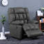 Fauteuils inclinables ergonomiques en polyuréthane noir, style moderne réglable pour la maison
