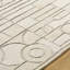 Transcendence Hand Knotted Wool Geometric Area Rug in Beige-1629906284