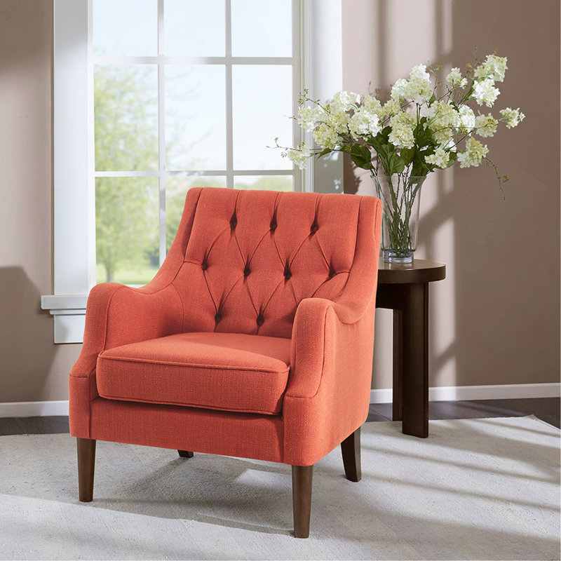 Fauteuil d'appoint capitonné