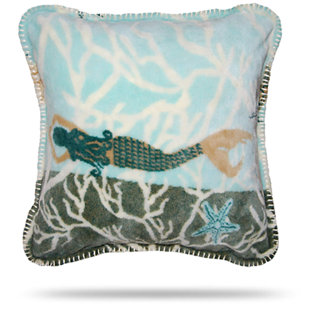  Mermaid Throw Pillow
