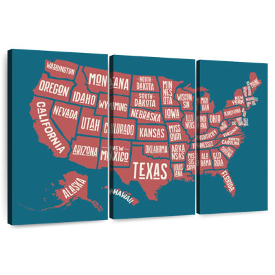 Aliaz American States Map