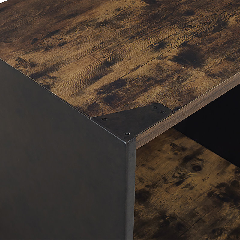 Table basse à tablette de plancher Wingert