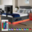 XR Living Ava Upholstered TV Bed with LED Lighting-109116949-109116945