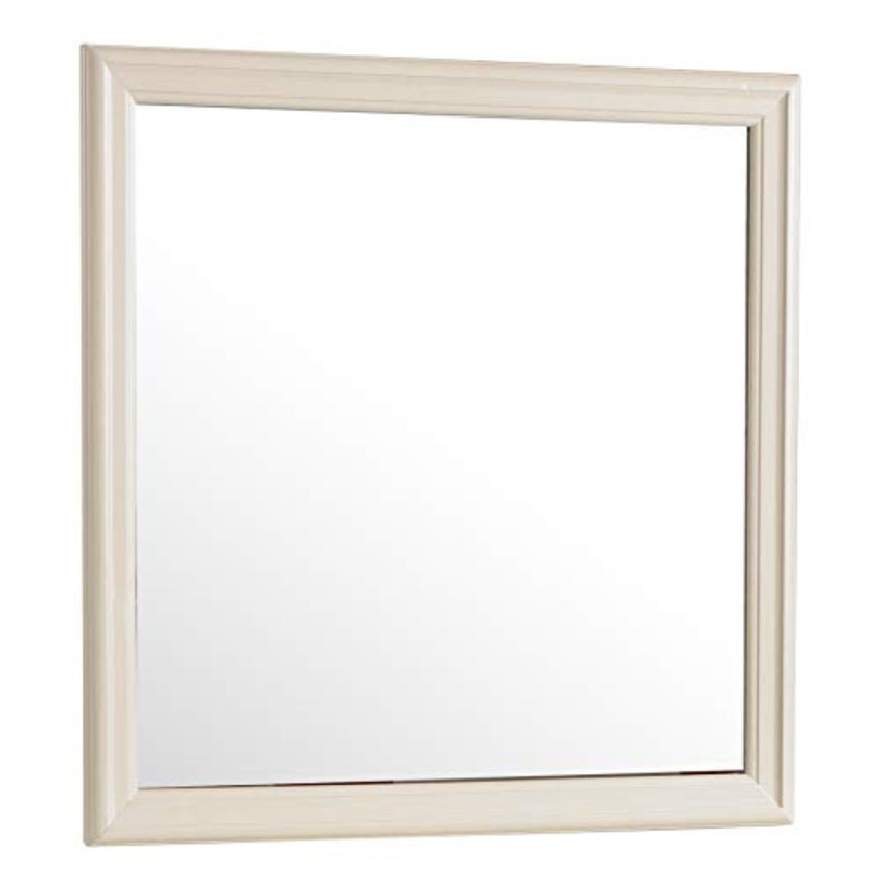 Wall Mirror, Beige