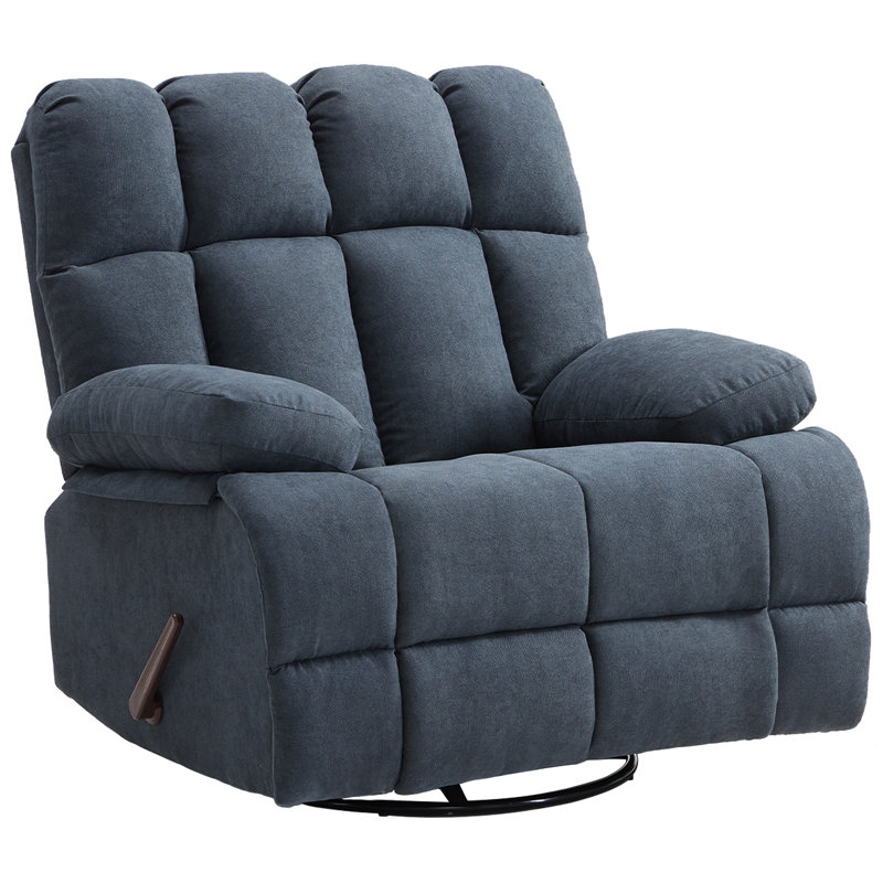 Oversized Recliner Chair 42.1'' Wide Upholstered Manual Recliner, Gray