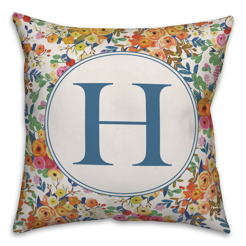 Housse et insert de coussin carré Wildflower, H