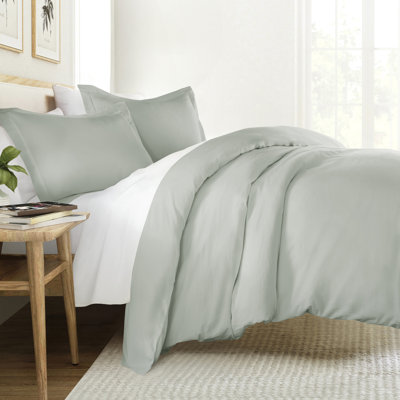 Vintage Washed Long-Staple Sateen Cotton Duvet Cover Set