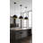 Modern 1 Light Black Geometric Shade Pendant-64017058-64016989