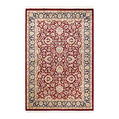 Classic One-of-a-Kind 4' 2" X 6' 2" Hand Knotted Area Rug