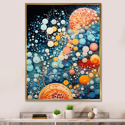 Colorful Ink River Microscopic Fantasia 4 - Abstract Shapes Wall Art