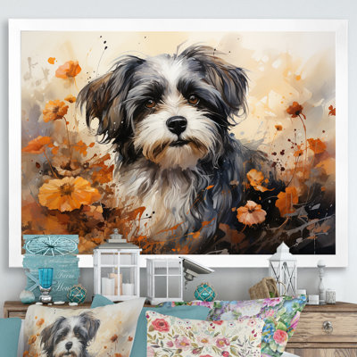 " Floral Shih Tzu Serenity "