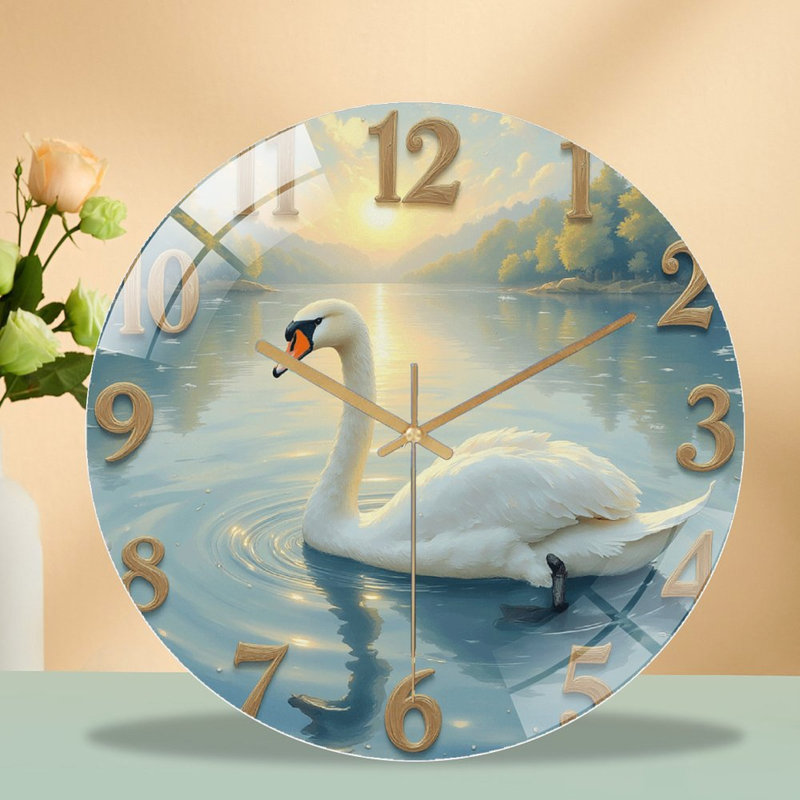 Horloge murale Swan Lake
