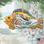 5'' Handmade Wood Hanging Figurine Ornament