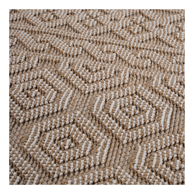 Tapis d'intérieur / extérieur Collection Mocha, Rectangle 6 pi 7 po x 7 pi 9 po