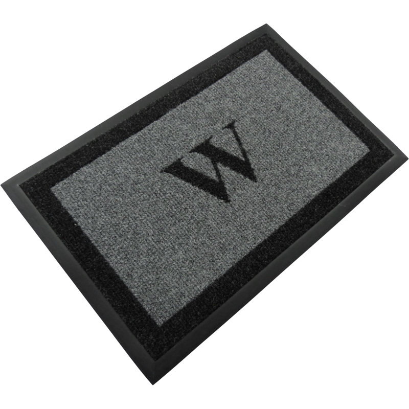 Tapis d'extérieur antidérapant Asai, Gris, W, l 24 po x L 48 po