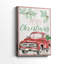 Merry Christmas Red Truck -Gallery Wrapped Cavas-776369958