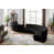 Black Boucle Fabric selected