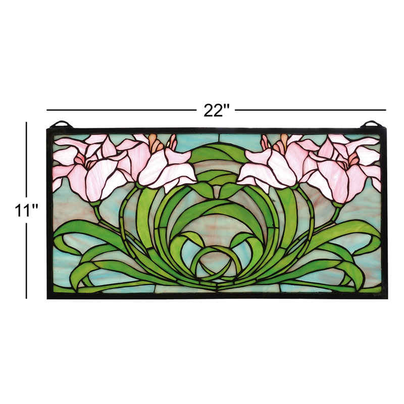Tiffany Calla Lily Stained Glass Window