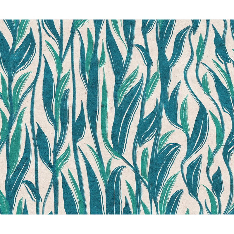 Bordure florale pelez et collez, L 120 po x l 144 po