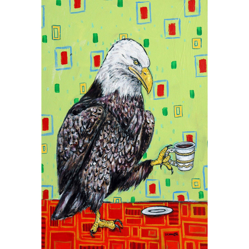" Eagle Coffee " by Jay Schmetz, 36" H x 24" W