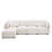 125" Modular Sectional Sofa 5 - Piece Convertible Corduroy Couch With Storage Ottoman-492052571-482127475
